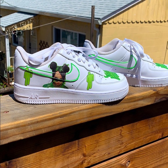 custom billie eilish air force 1
